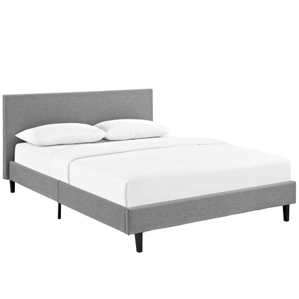 Modway Anya Queen Bed Frame - Light Gray MOD-5420-LGR