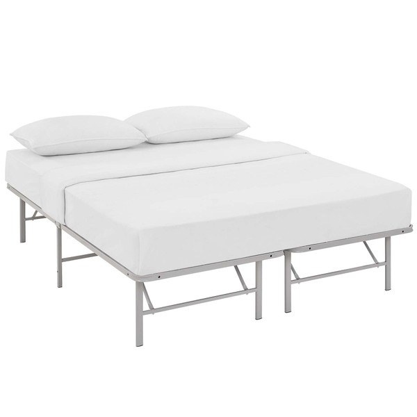 Modway Horizon Queen Stainless Steel Bed Frame - Gray MOD-5429-GRY