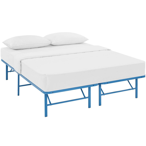 Modway Horizon Queen Stainless Steel Bed Frame-Blue MOD-5429-LBU