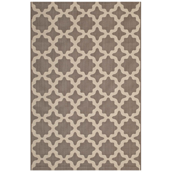 Modway Cerelia Moroccan Trellis 5x8 Indoor And Outdoor Area Rug