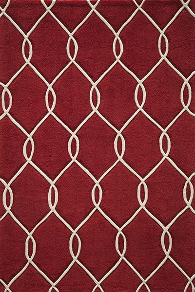 Momeni Bliss Hand-Tufted Polyester Red Rug BS-12