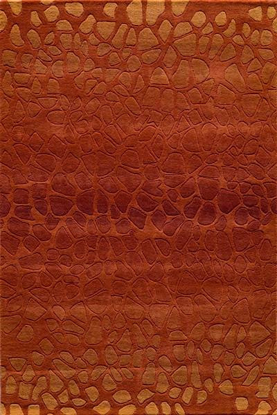 Momeni Delhi Hand-Tufted Wool Orange Rug DL-33