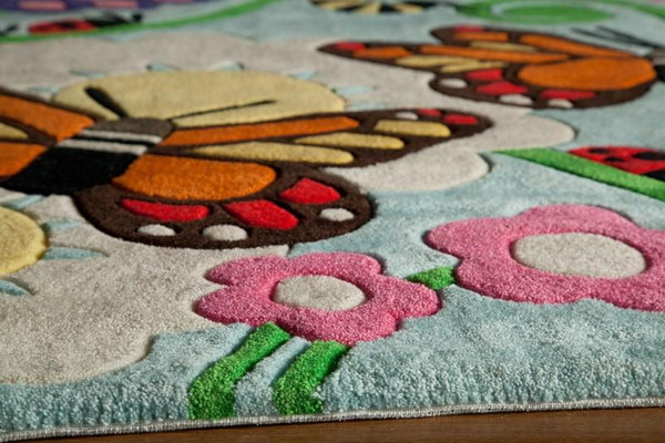 Momeni Lil Mo Whimsy Hand-Tufted Polyester Multi Color Rug LMJ26