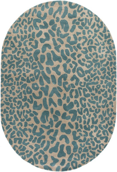 Surya Athena Hand Tufted Blue Rug ATH-5120 - 6' x 9' Oval