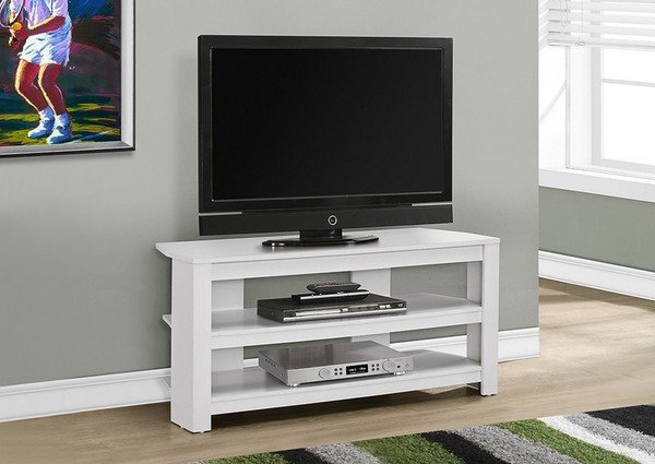 Monarch Tv Stand - 42"L / White Corner I 2567