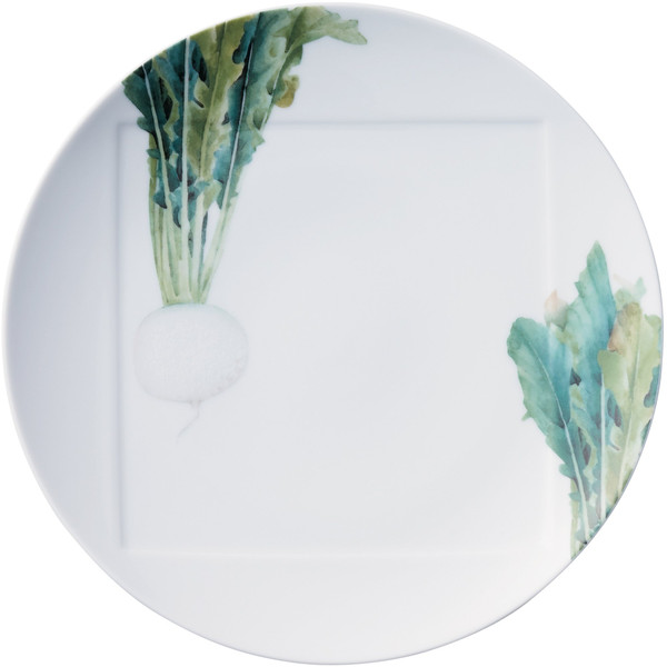 1620-T99307 White Radish 10.5" Dinner Plate - by Noritake