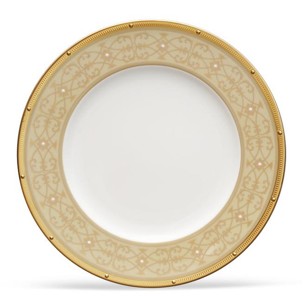 4796-451 Rochelle Gold 9" Accent/Luncheon Plate - by Noritake