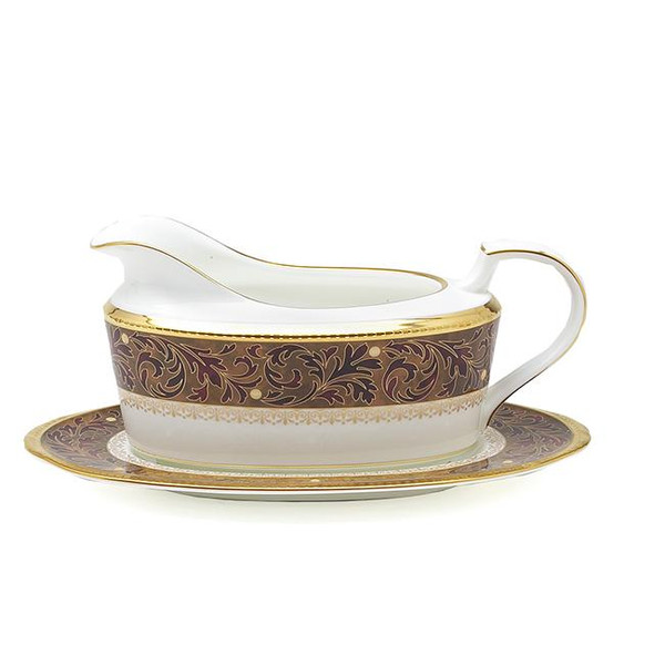 4819-416 Xavier Gold 16-Ounces Gravy With Tray by Noritake