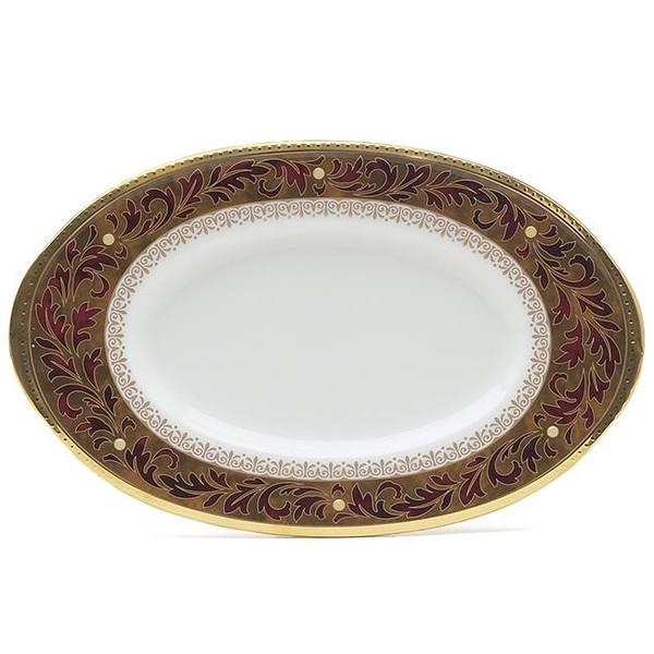 4819-738 Xavier Gold 9" Butter/Relish Tray by Noritake