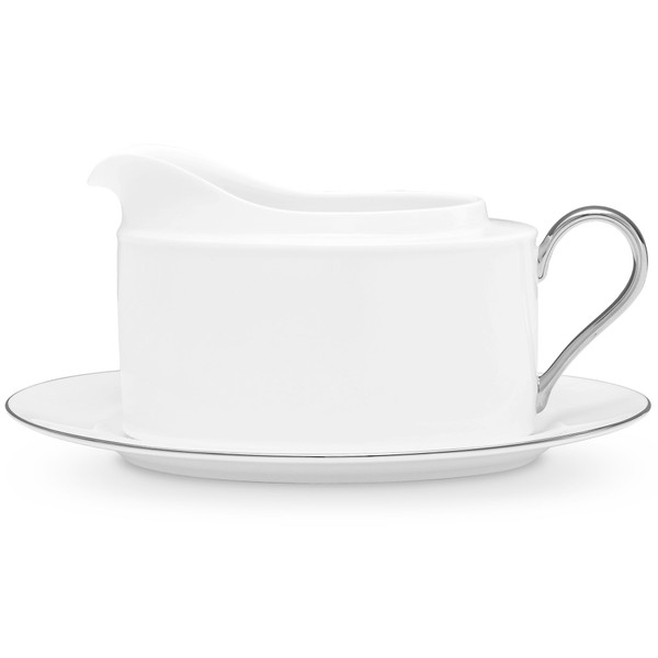 4839-416R Maestro 16-Ounces Round Handle Gravy With Tray by Noritake