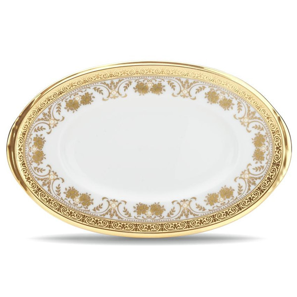 4858-738 Gold 9" Butter And Relish Tray by Noritake