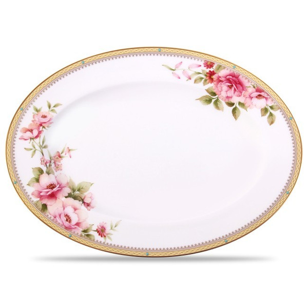 4861-413 14" Oval Platter by Noritake