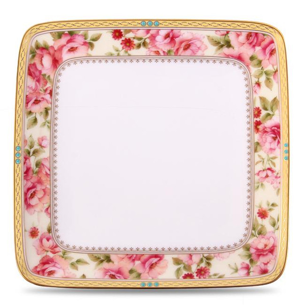 4861-488 Hertford 7.75" Small Square Plate - by Noritake