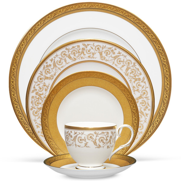 4912-05E Summit Gold 5-Piece Place Setting by Noritake