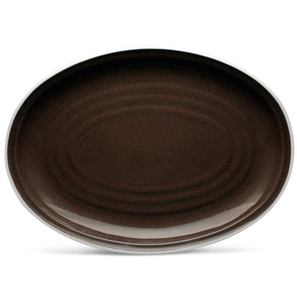 5100-414 Chocolate 16" Oval Platter by Noritake