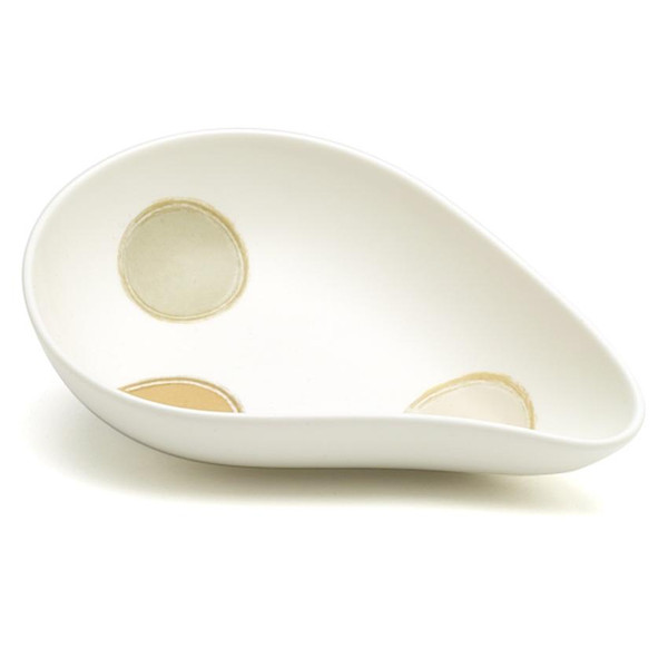 7989-497 White 9" Medium Teardrop Dish - by Noritake