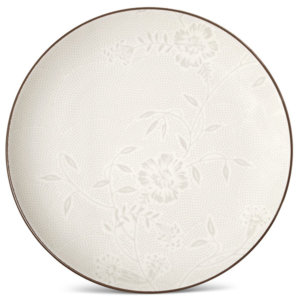 8046-537BL Chocolate Bloom Coupe 12" Round Platter by Noritake
