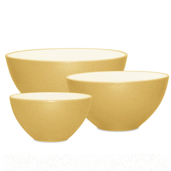 8065-03H Mustard Bowl Set Of 3 by Noritake