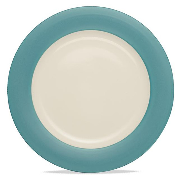 8093-637 Turquoise Round Rim 12" Platter by Noritake