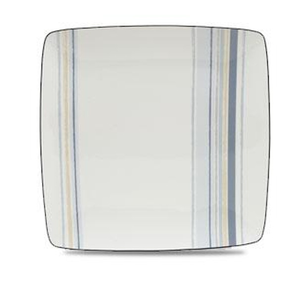 9313-487 White 10.5" Large Square Plate - by Noritake