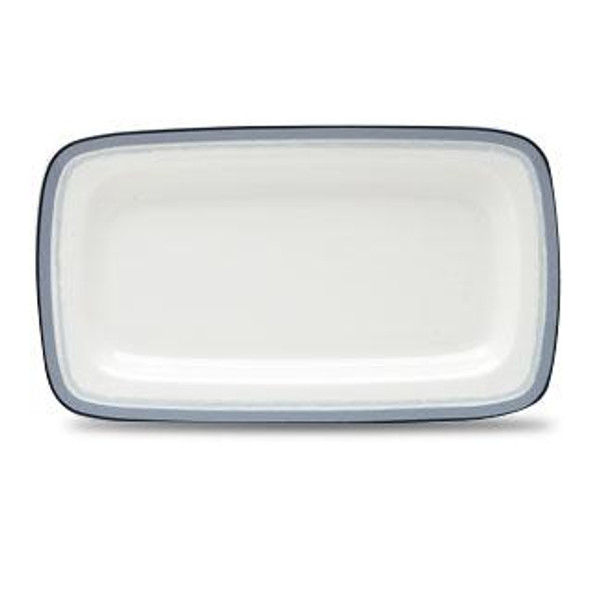 9313-738 White Butter And Relish Tray - Pack of 2 - by Noritake