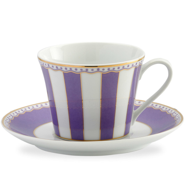 M248-401T 8 Ounces White Cup And Saucer - by Noritake