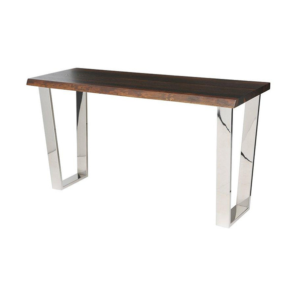 Nuevo Modern Oak Wood Rectangle Versaille Console Table HGSR340