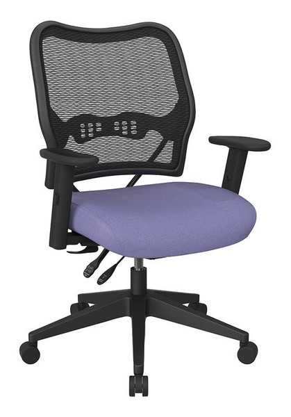 Office Star Deluxe Chair With Airgrid Back And Violet Fabric Seat 13-37N9WA-5819