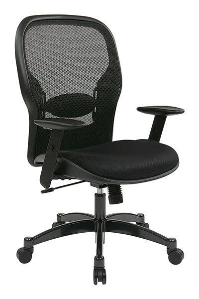 Office Star Professional Black Breathable Mesh Back Chair 2300