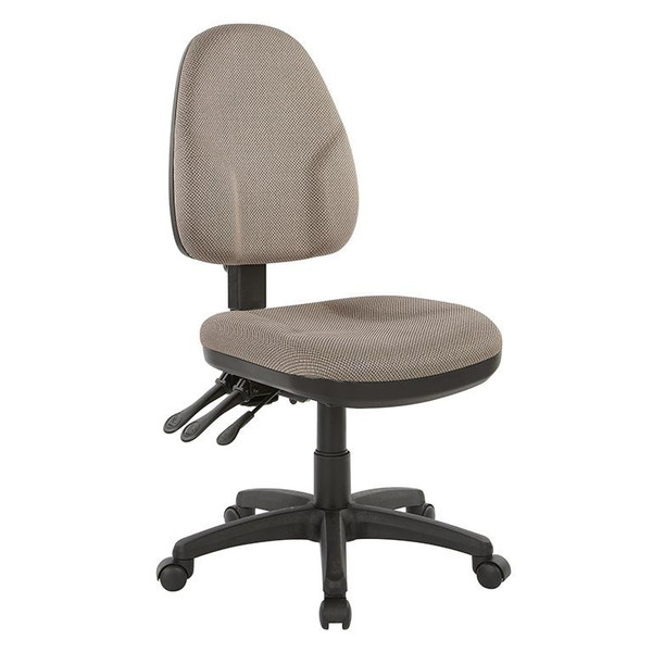 Office Star Dual Function Ergonomic Chair In Diamond Gold Dust Fabric 36420-294