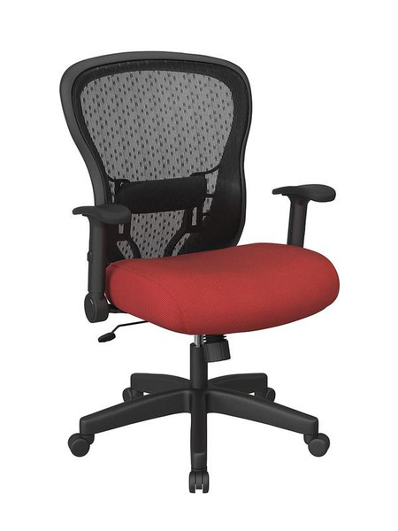 Office Star Deluxe R2 Spacegrid Back Chair W/ Memory Foam Mesh Seat Chair 529-3R2N1F2-9