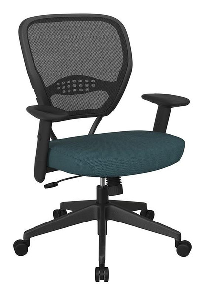 Office Star Professional Airgrid Back Managers Chair In Fun Colors Blue Fabric