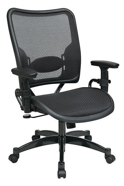Office Star Professional Airgrid Back Office Chair - Black 6216
