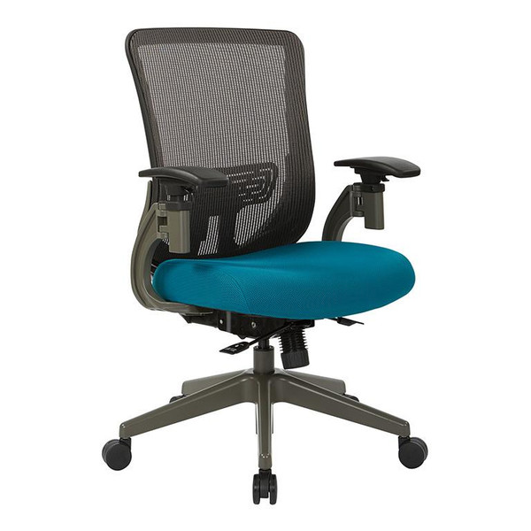 Office Star Grey Vertical Mesh Back Chair 657-7TG1N4421G