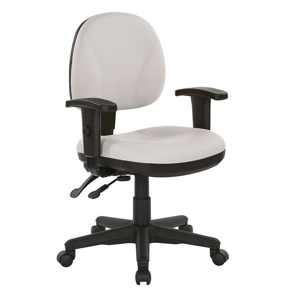 Office Star Sculptured Ergonomic Managers Chair In Dillon Snow 8180-R101
