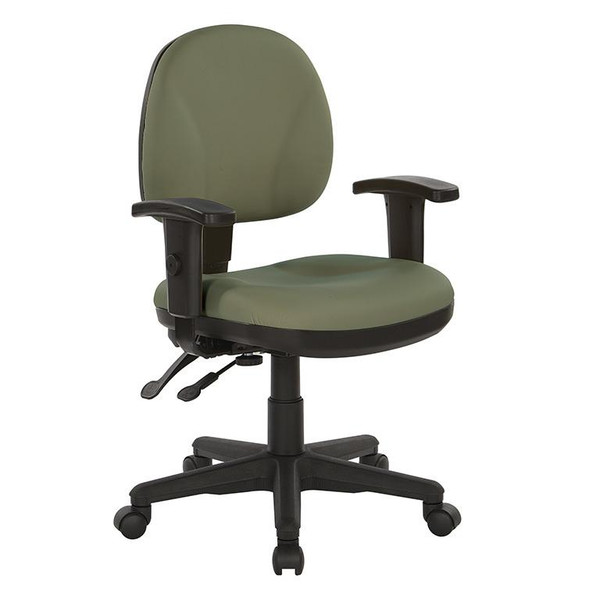 Office Star Sculptured Ergonomic Managers Chair In Dillon Sage 8180-R106