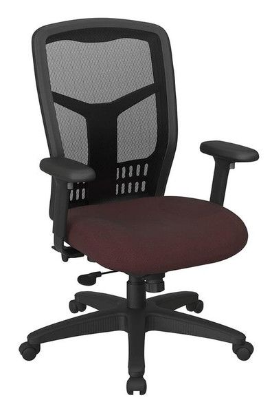 Office Star Progrid High Back Managers Chair In Icon Burgundy 90662-227