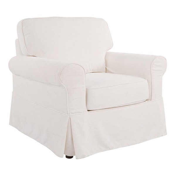 Office Star Ashton Chair With Ivory Slip Cover ASN51-S65