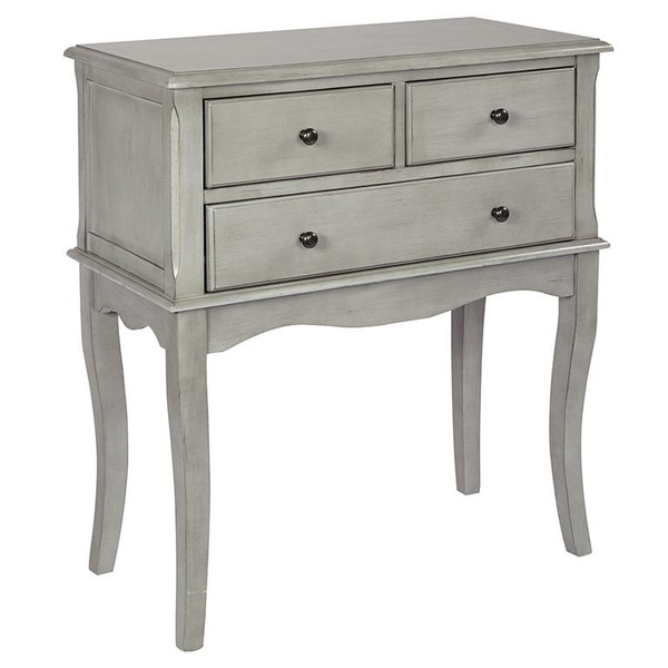 Office Star Alisa Storage Console With Antique Grey Finish BP-ALICSL-YM19