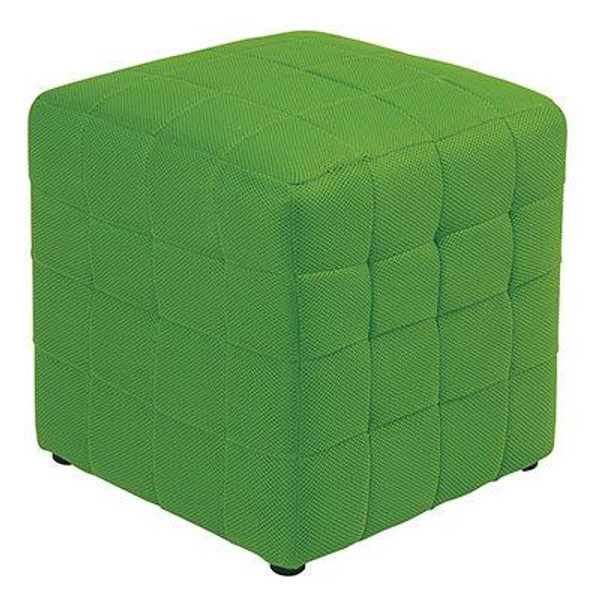 Office Star Osp Designs Detour 15" Green Fabric Cube DTR15-6