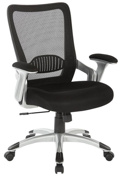 Office Star Screen Back Chair With Black Mesh Seat EMH69216-3M