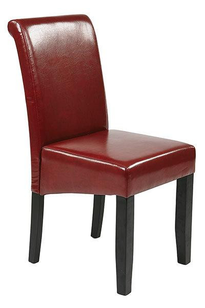 Office Star Osp Designs Metro Parsons Chair - Red MET86RD