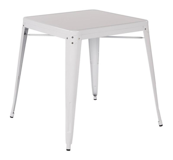 Office Star Osp Designs Patterson Tolix Metal Table - White PTR432-11