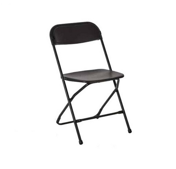 Office Star Black Plastic Folding Chair ( Pack Of 10 ) RC883A10