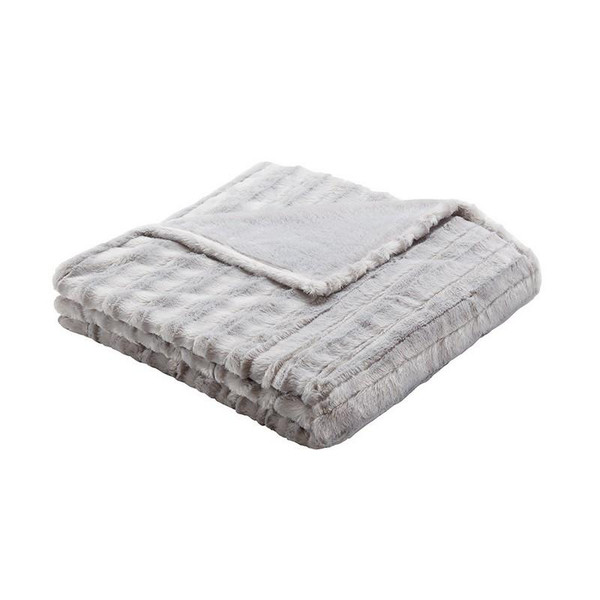 Beautyrest Heated Duke Faux Fur Heated Throw -50X70" BR50-0753 By Olliix