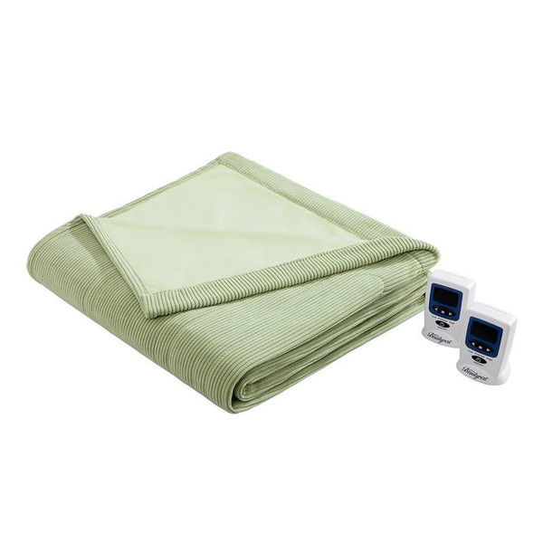 Beautyrest Electric Micro Fleece Heated Blanket -Full BR54-0188 By Olliix