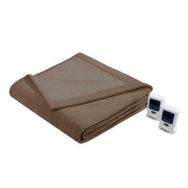 Beautyrest Electric Micro Fleece Heated Blanket -Full BR54-0192 By Olliix