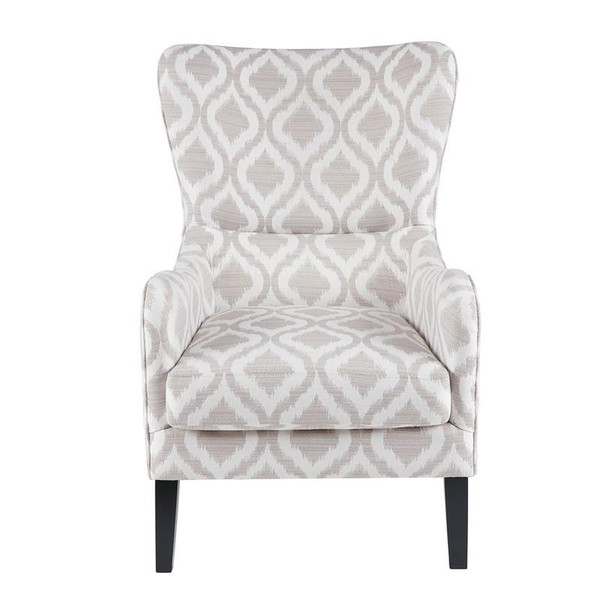 Madison Park Arianna Swoop Wing Chair MP100-0018 By Olliix