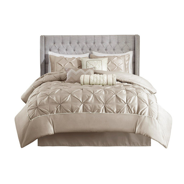 Madison Park Laurel 7 Piece Comforter Set -King MP10-252 By Olliix