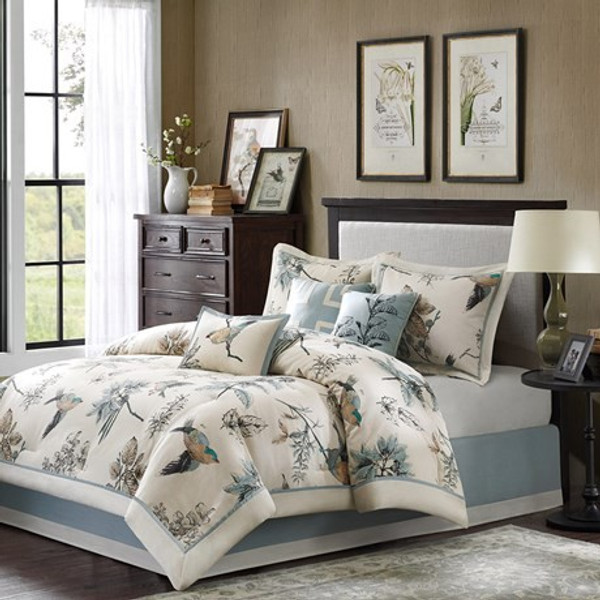 Madison Park Quincy 7 Piece Comforter Set - Cal King MP10-760 By Olliix